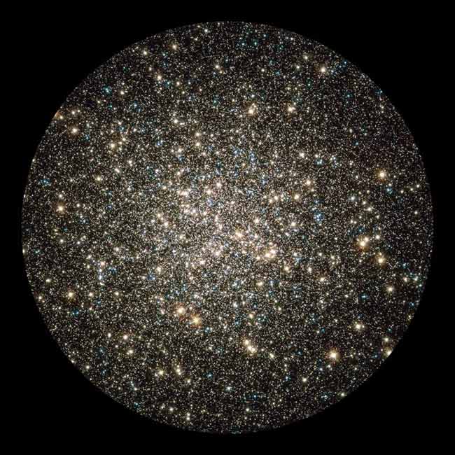 Hubble Sees a Celestial 'Snow Globe'